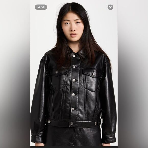 NWOT 598.00 Recycled Leather Charli Jacket in Detox
AGOLDE - Picture 3 of 6